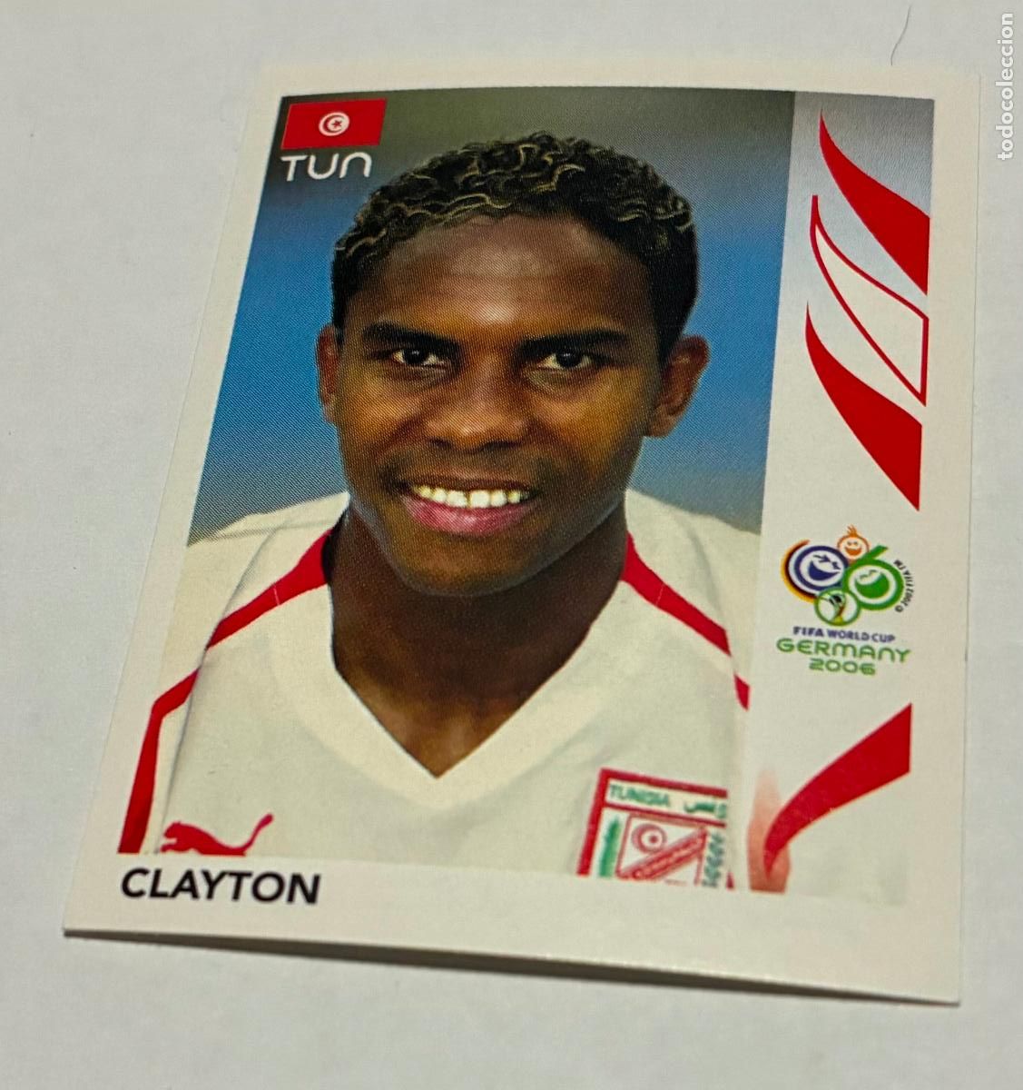 Cromos de F&uacute;tbol: CROMO FUTBOL MUNDIAL ALEMANIA 2006, PANINI, Numero 571, CLAYTON, Tunez