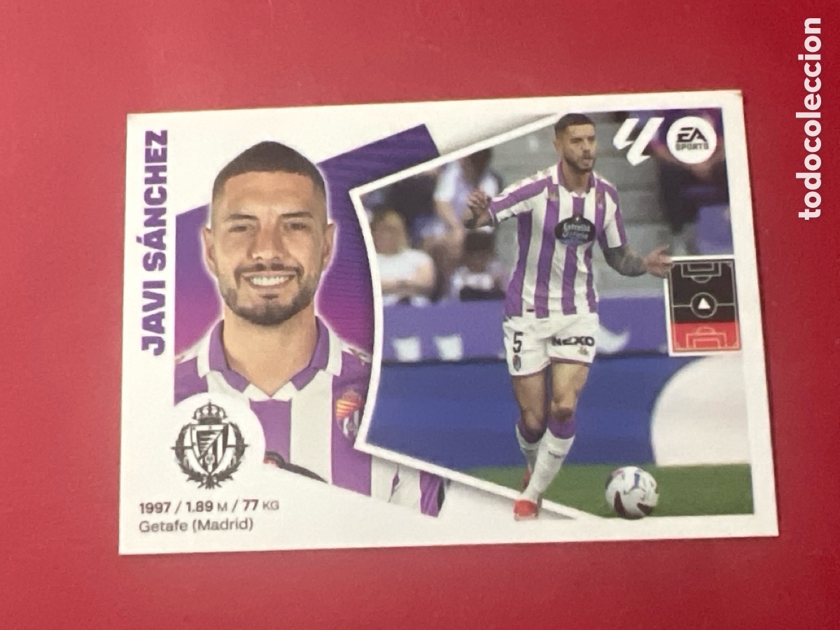 Cromos de F&uacute;tbol: C5225. Cromo Valladolid n&ordm; 7 Javi S&aacute;nchez Liga 2024 2025 24 25 este