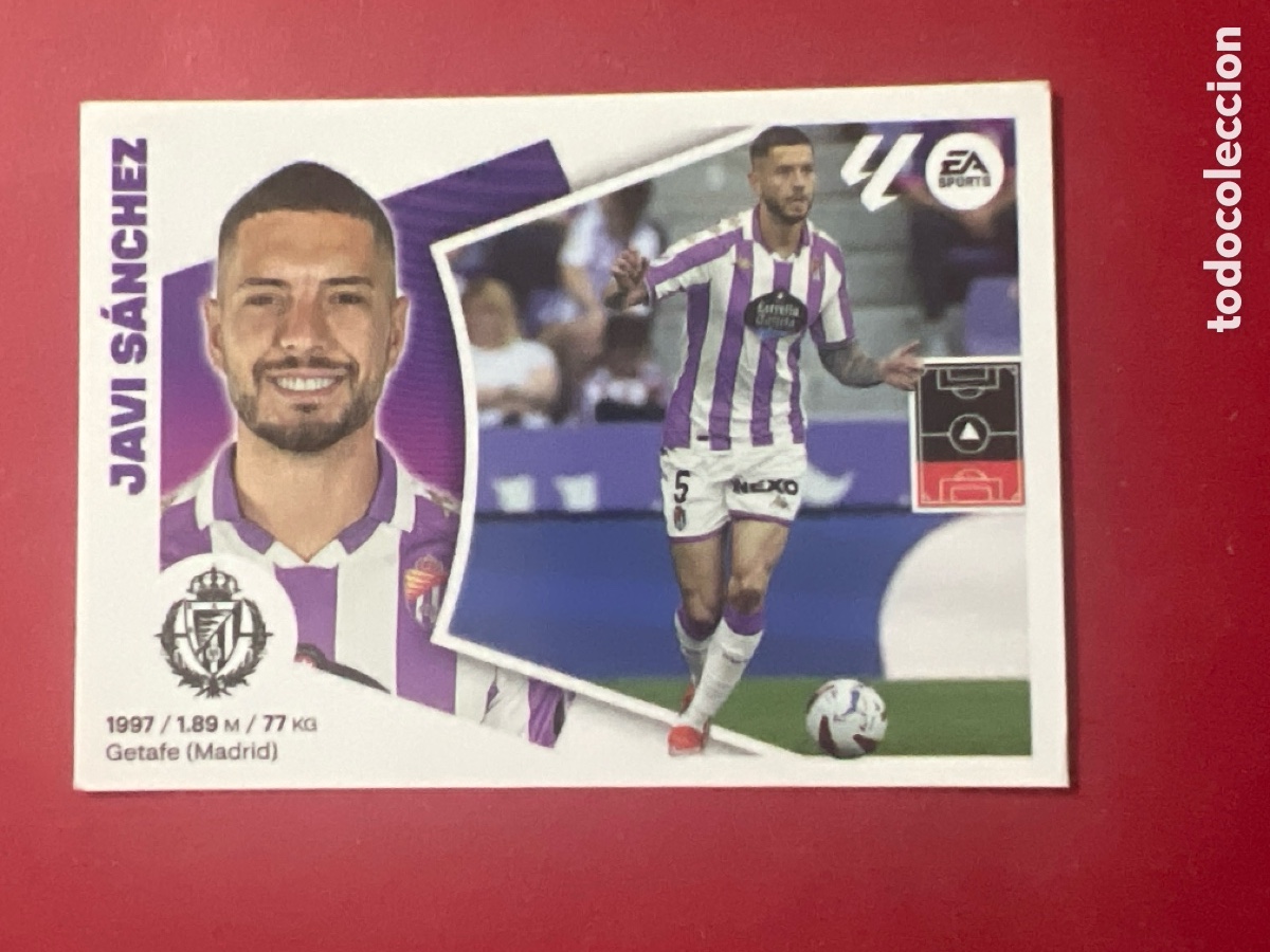 Cromos de F&uacute;tbol: C5226. Cromo Valladolid n&ordm; 7 Javi S&aacute;nchez Liga 2024 2025 24 25 este