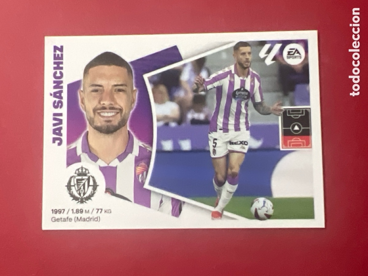 Cromos de F&uacute;tbol: C5227. Cromo Valladolid n&ordm; 7 Javi S&aacute;nchez Liga 2024 2025 24 25 este