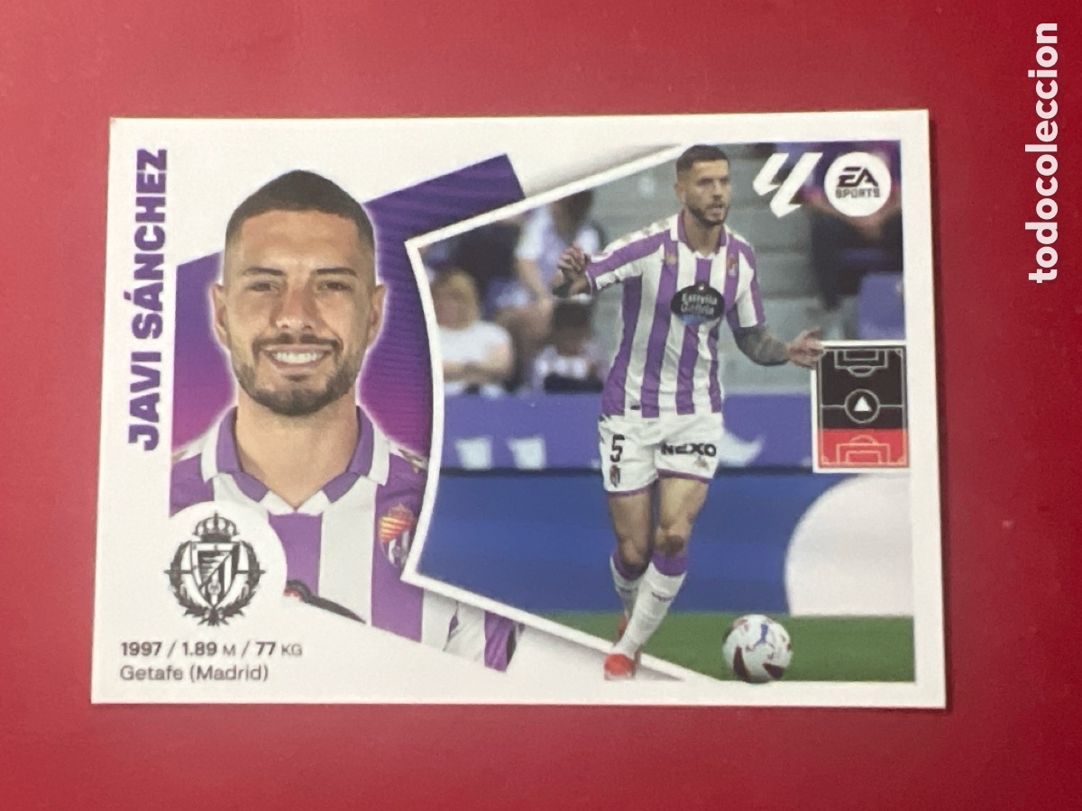 Cromos de F&uacute;tbol: C5228. Cromo Valladolid n&ordm; 7 Javi S&aacute;nchez Liga 2024 2025 24 25 este