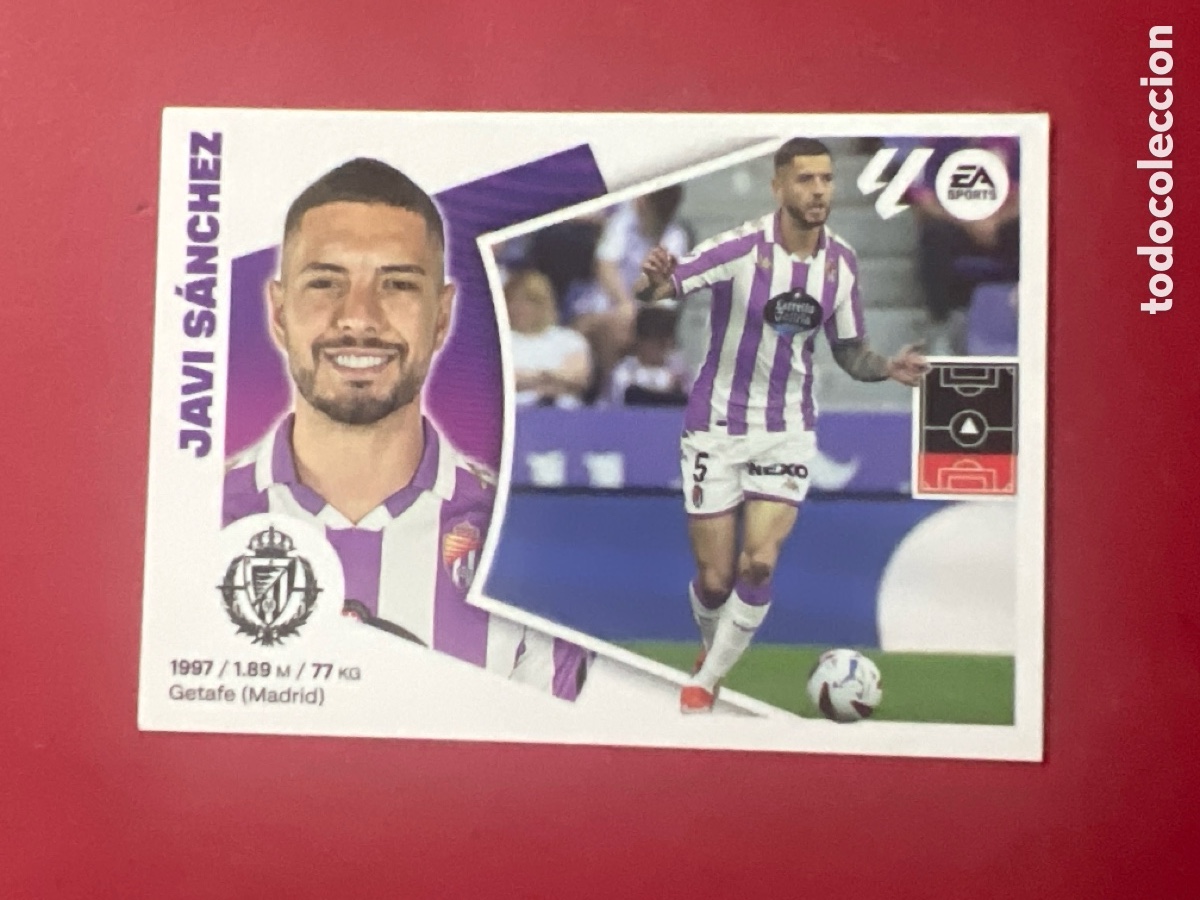 Cromos de F&uacute;tbol: C5230. Cromo Valladolid n&ordm; 7 Javi S&aacute;nchez Liga 2024 2025 24 25 este