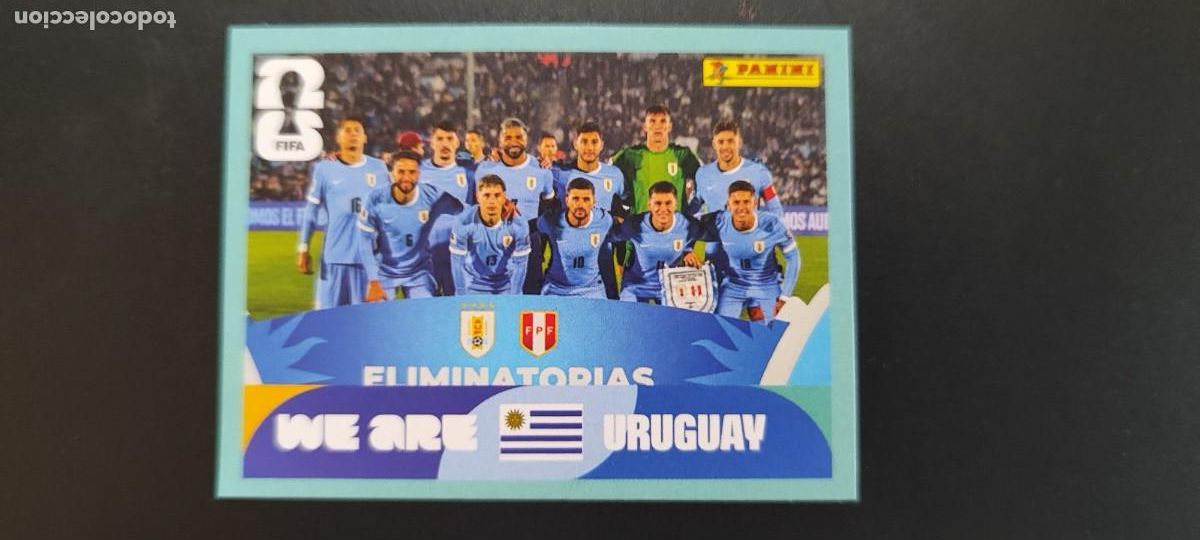 Cromos de F&uacute;tbol: FIFA WORLD CUP 2026 STICKER ALINEACION URUGUAY # URU13 PANINI