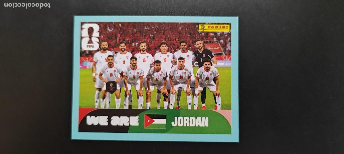 Cromos de F&uacute;tbol: FIFA WORLD CUP 2026 STICKER ALINEACION JORDANIA # JOR13 PANINI