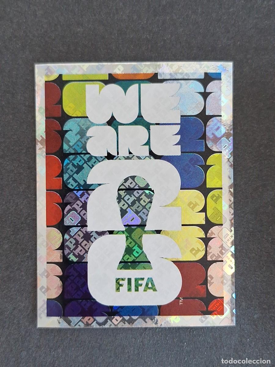 Cromos de F&uacute;tbol: L2 CARTEL ESLOGAN OFICIAL 04 PANINI MUNDIAL FIFA WORLD CUP 2026 PANINI NUNCA PEGADO SIN PEGAR