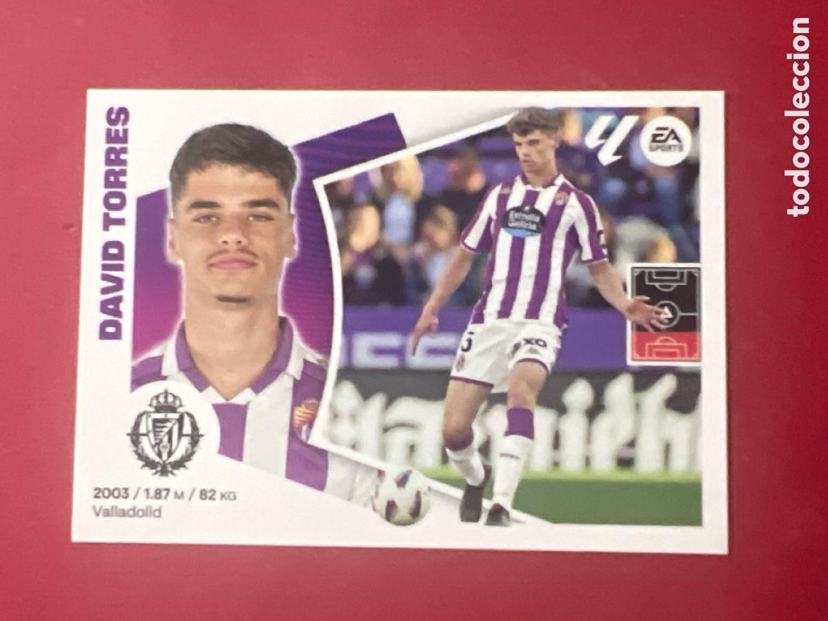 Cromos de F&uacute;tbol: C5233. 9 DAVID TORRES VALLADOLID LIGA ESTE 2024 2025 24 25 PANINI