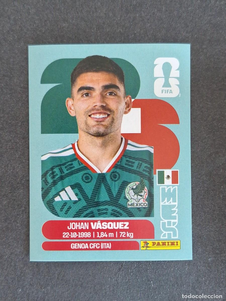 Cromos de F&uacute;tbol: L2 VASQUEZ SELECCION MEXICO 03 PANINI MUNDIAL FIFA WORLD CUP 2026 PANINI NUNCA PEGADO SIN PEGAR