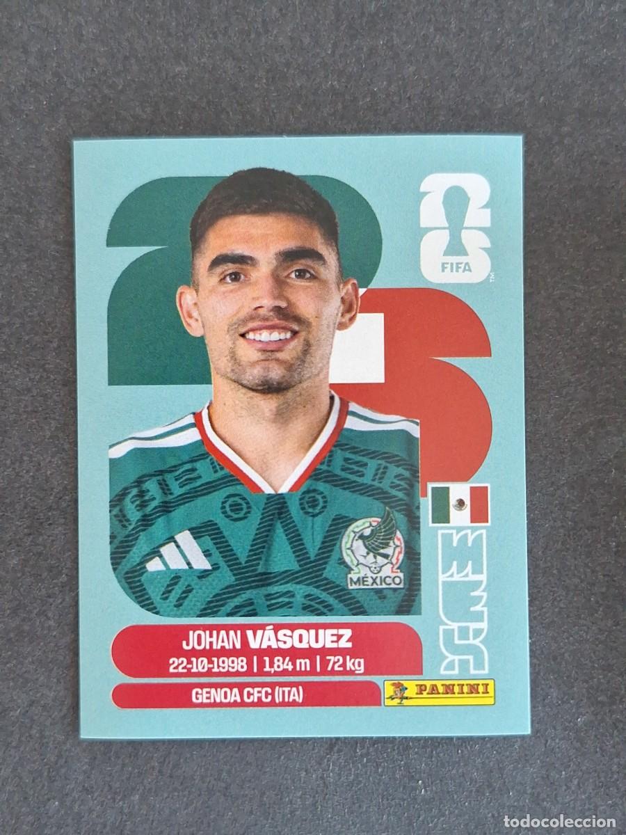Cromos de F&uacute;tbol: L2 VASQUEZ SELECCION MEXICO 03 PANINI MUNDIAL FIFA WORLD CUP 2026 PANINI NUNCA PEGADO SIN PEGAR