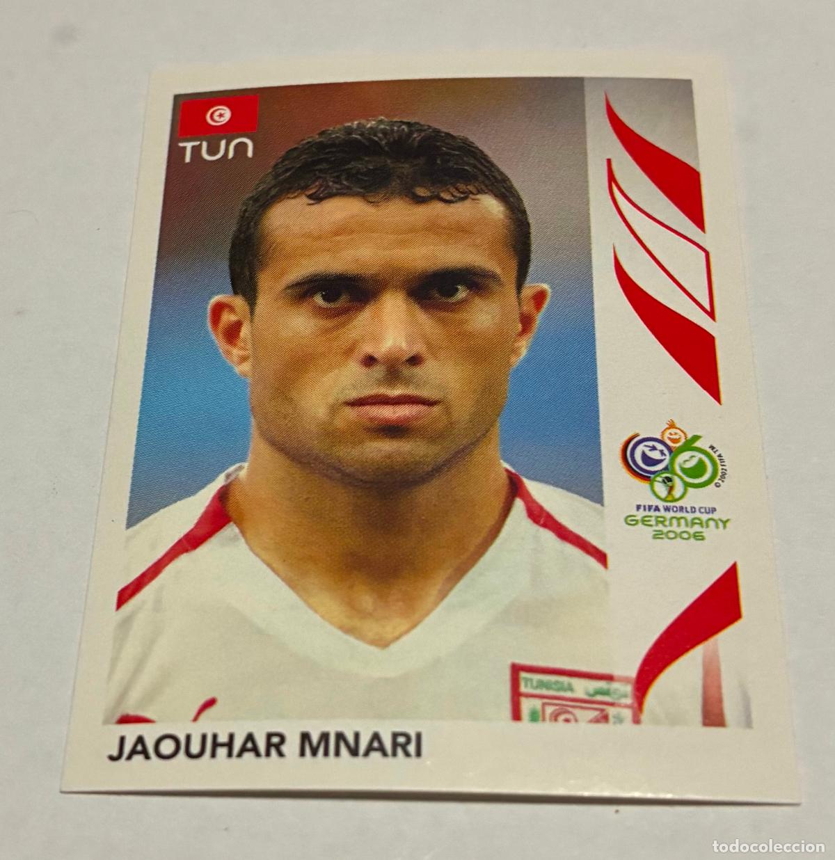 Cromos de F&uacute;tbol: CROMO FUTBOL MUNDIAL ALEMANIA 2006, PANINI, Numero 581, JAOUHAR MNARI, Tunez