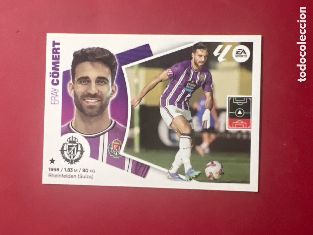 Cromos de F&uacute;tbol: C5234. ERAY COMERT - REAL VALLADOLID CF N&ordm; 10 LIGA ESTE 2024 2025 - 24 25