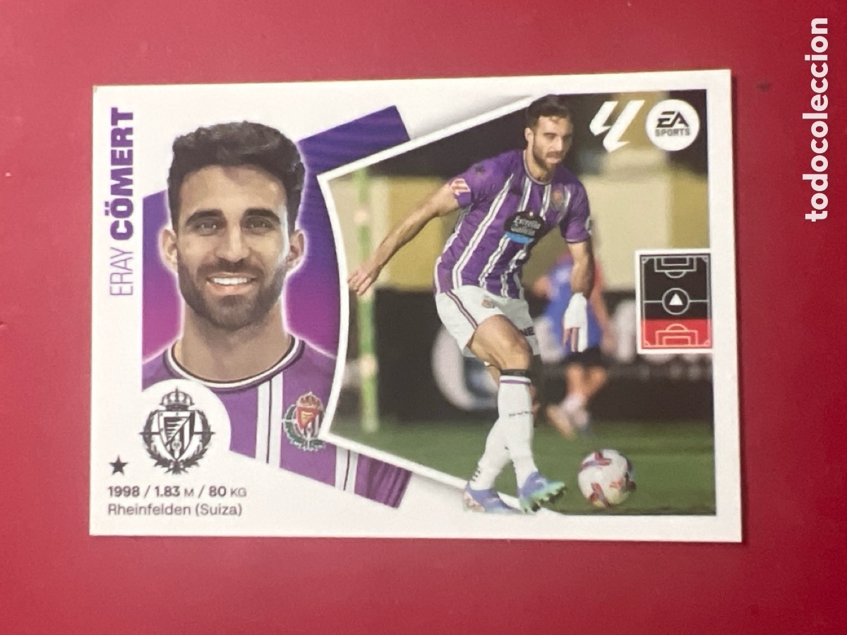 Cromos de F&uacute;tbol: C5238. ERAY COMERT - REAL VALLADOLID CF N&ordm; 10 LIGA ESTE 2024 2025 - 24 25