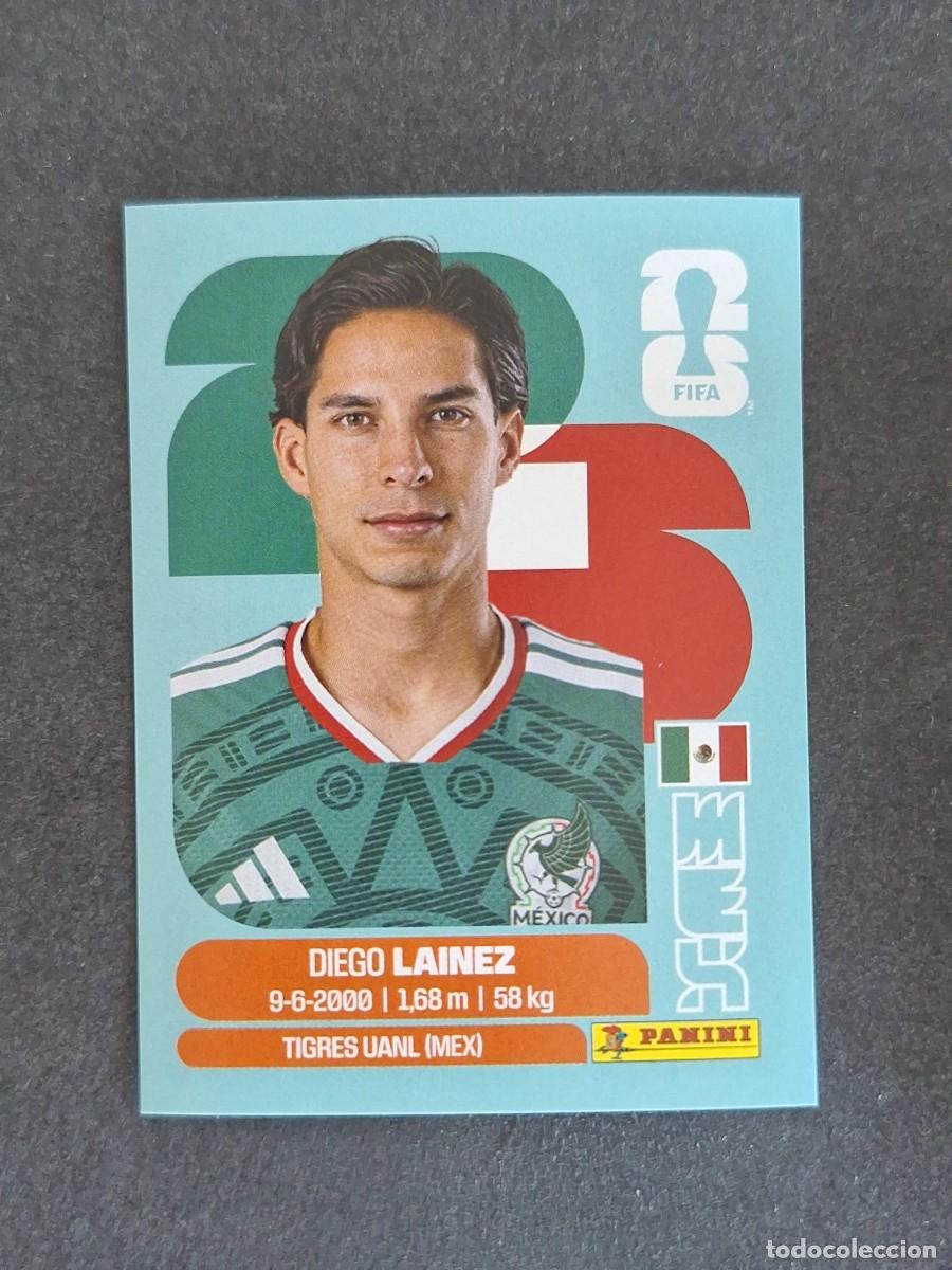 Cromos de F&uacute;tbol: L2 LAINEZ SELECCION MEXICO 08 PANINI MUNDIAL FIFA WORLD CUP 2026 PANINI NUNCA PEGADO SIN PEGAR
