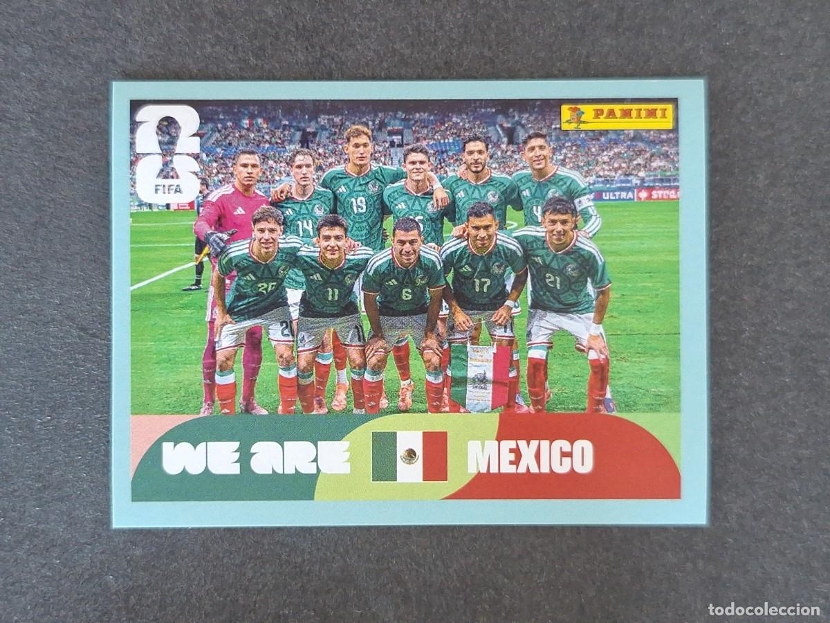 Cromos de F&uacute;tbol: L2 EQUIPO SELECCION MEXICO 13 PANINI MUNDIAL FIFA WORLD CUP 2026 PANINI NUNCA PEGADO SIN PEGAR