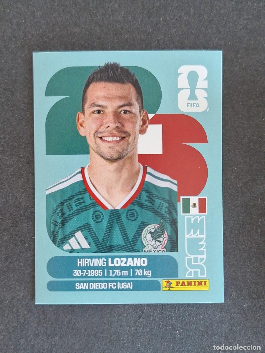 Cromos de F&uacute;tbol: L2 LOZANO SELECCION MEXICO 15 PANINI MUNDIAL FIFA WORLD CUP 2026 PANINI NUNCA PEGADO SIN PEGAR