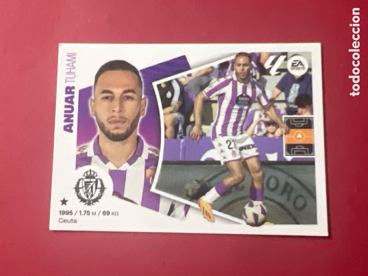 Cromos de F&uacute;tbol: C5243. 14 Anuar, Real Valladolid, Panini Ediciones Liga Este 2024 2025 24 25