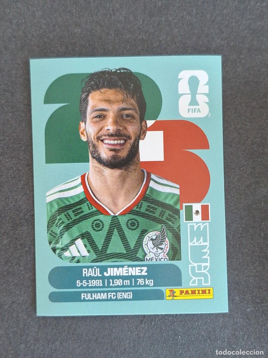 Cromos de F&uacute;tbol: L2 RAUL JIMENEZ SELECCION MEXICO 17 PANINI MUNDIAL FIFA WORLD CUP 2026 PANINI NUNCA PEGADO SIN PEGAR