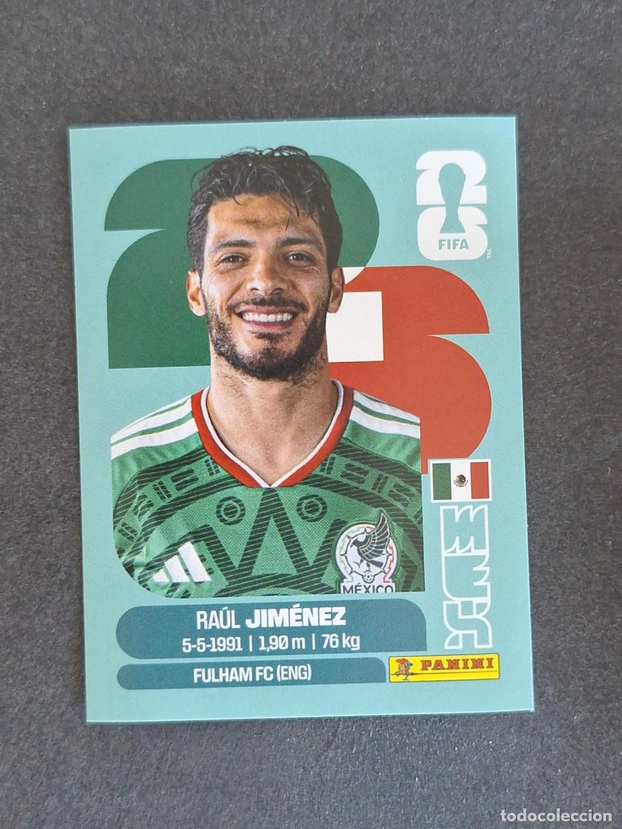 Cromos de F&uacute;tbol: L2 RAUL JIMENEZ SELECCION MEXICO 17 PANINI MUNDIAL FIFA WORLD CUP 2026 PANINI NUNCA PEGADO SIN PEGAR