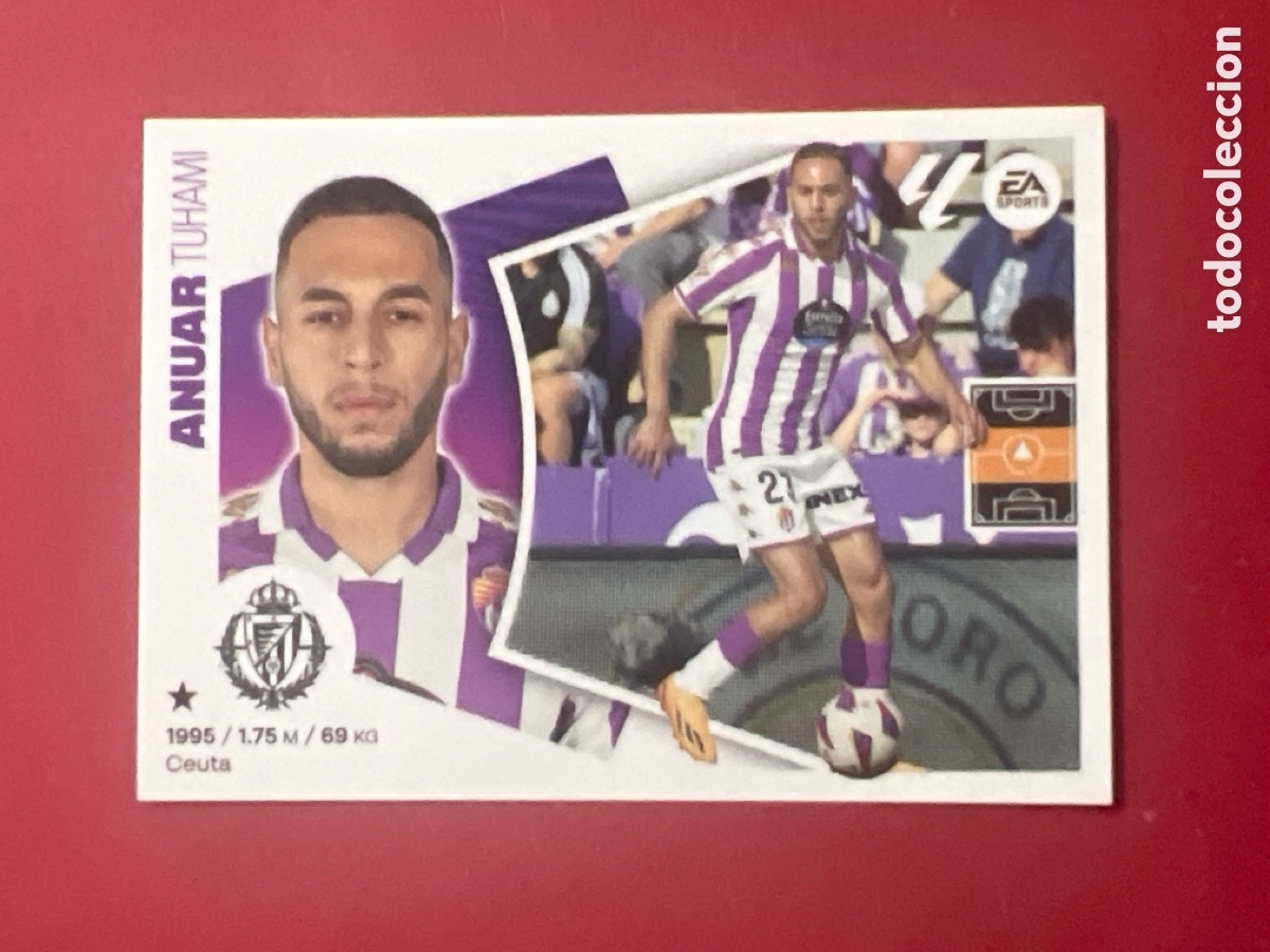 Cromos de F&uacute;tbol: C5245. 14 Anuar, Real Valladolid, Panini Ediciones Liga Este 2024 2025 24 25