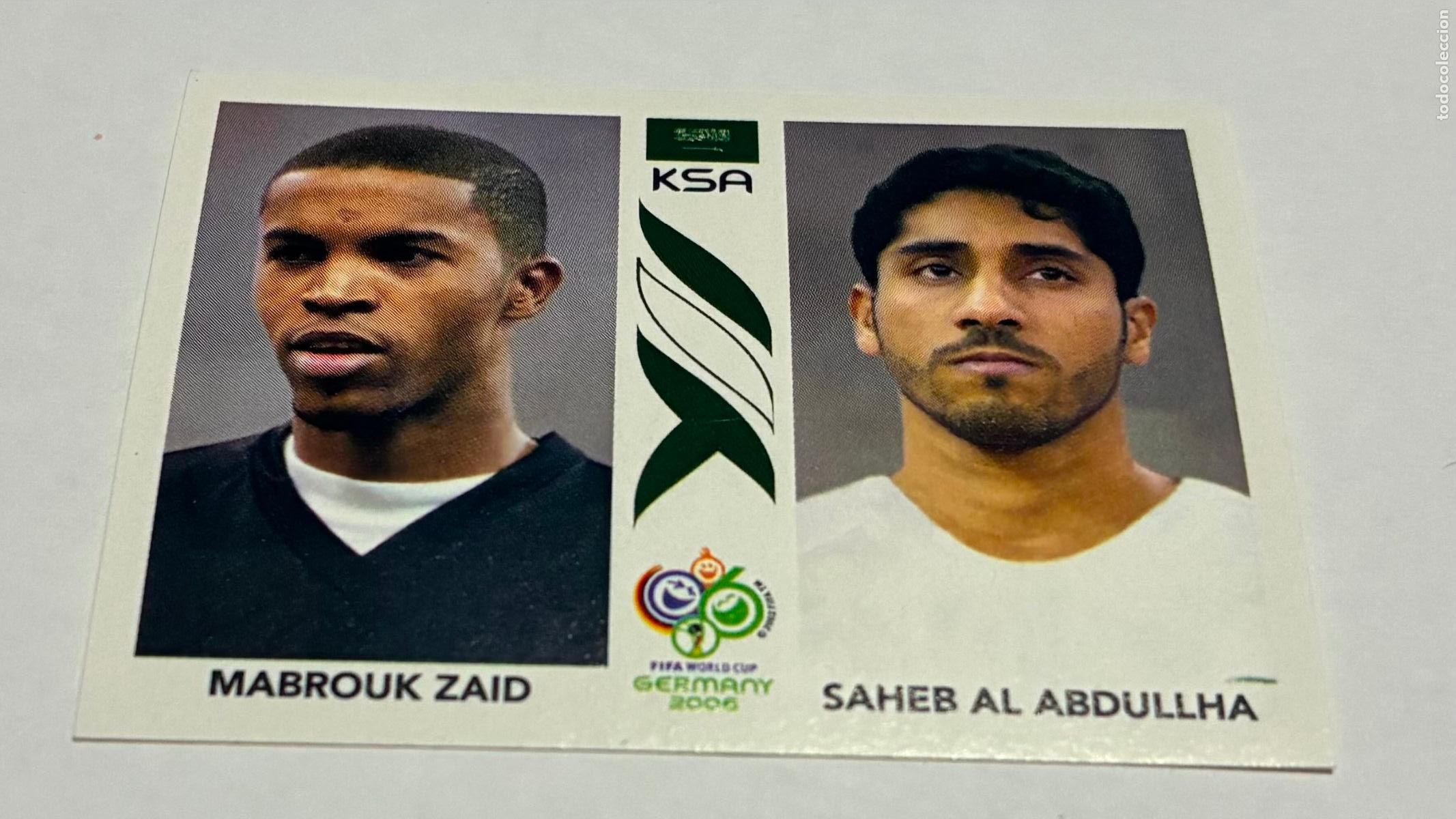 Cromos de F&uacute;tbol: CROMO FUTBOL MUNDIAL ALEMANIA 2006, PANINI, MABROUK ZAID, SAHEB AL ABDULLHA, N 589, ARABIA SAUDI