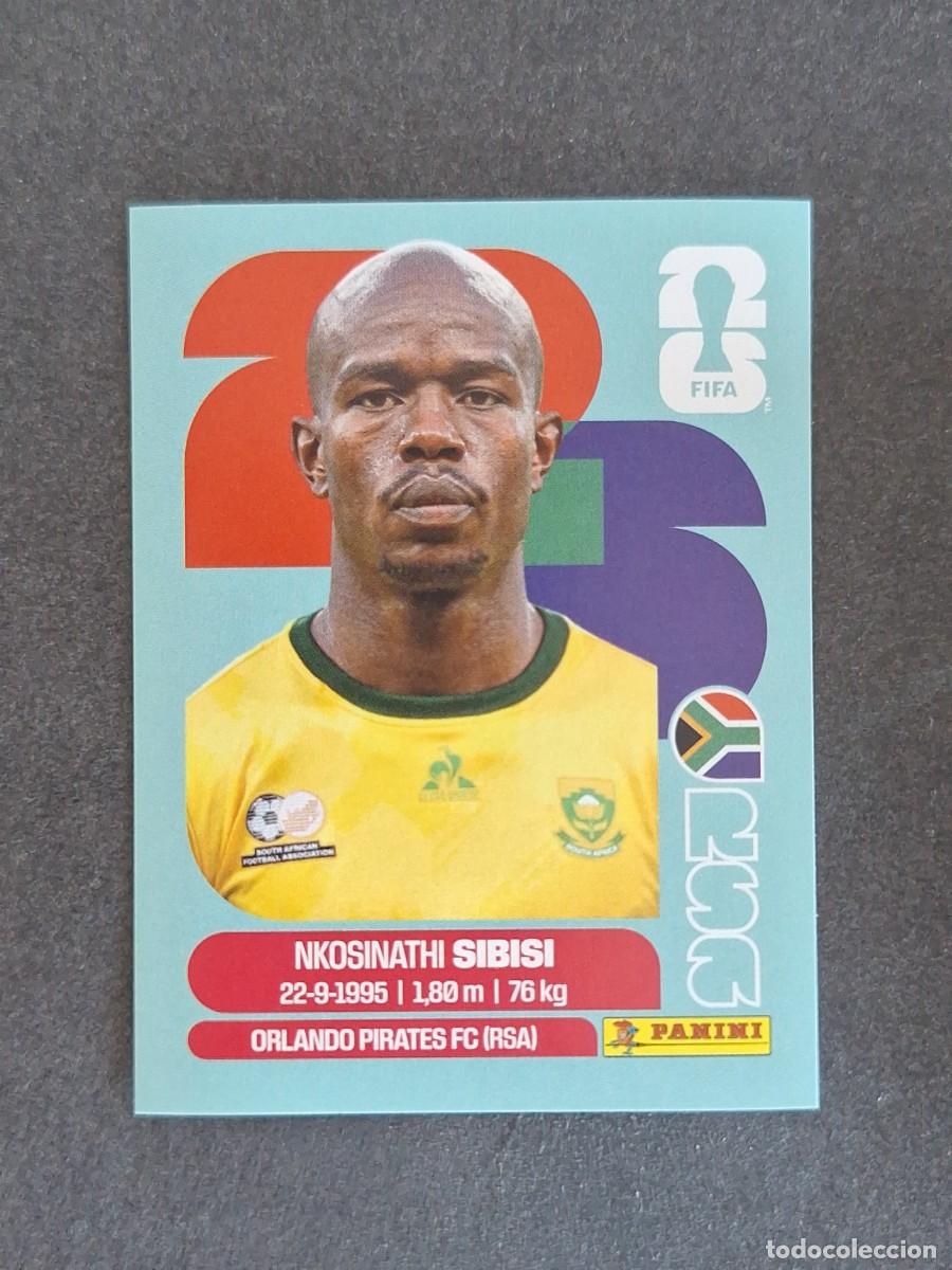 Cromos de F&uacute;tbol: L2 SIBISI SELECCION SUDAFRICA 10 PANINI MUNDIAL FIFA WORLD CUP 2026 PANINI NUNCA PEGADO SIN PEGAR