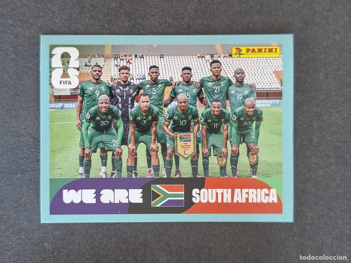 Cromos de F&uacute;tbol: L2 EQUIPO SELECCION SUDAFRICA 13 PANINI MUNDIAL FIFA WORLD CUP 2026 PANINI NUNCA PEGADO SIN PEGAR