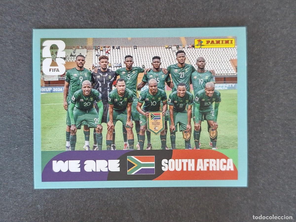 Cromos de F&uacute;tbol: L2 EQUIPO SELECCION SUDAFRICA 13 PANINI MUNDIAL FIFA WORLD CUP 2026 PANINI NUNCA PEGADO SIN PEGAR