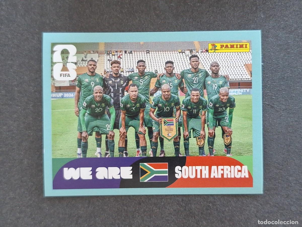 Cromos de F&uacute;tbol: L2 EQUIPO SELECCION SUDAFRICA 13 PANINI MUNDIAL FIFA WORLD CUP 2026 PANINI NUNCA PEGADO SIN PEGAR