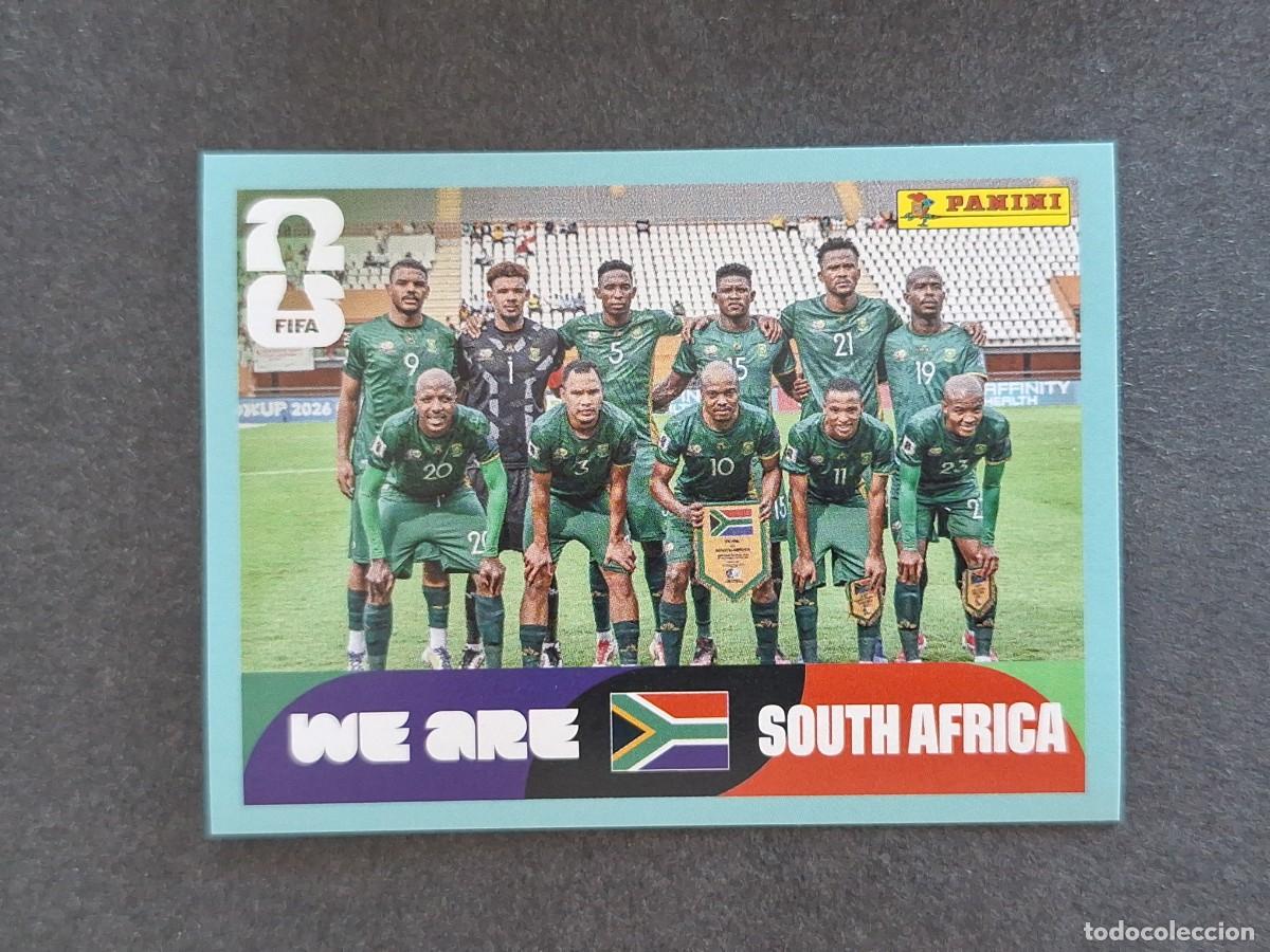 Cromos de F&uacute;tbol: L2 EQUIPO SELECCION SUDAFRICA 13 PANINI MUNDIAL FIFA WORLD CUP 2026 PANINI NUNCA PEGADO SIN PEGAR