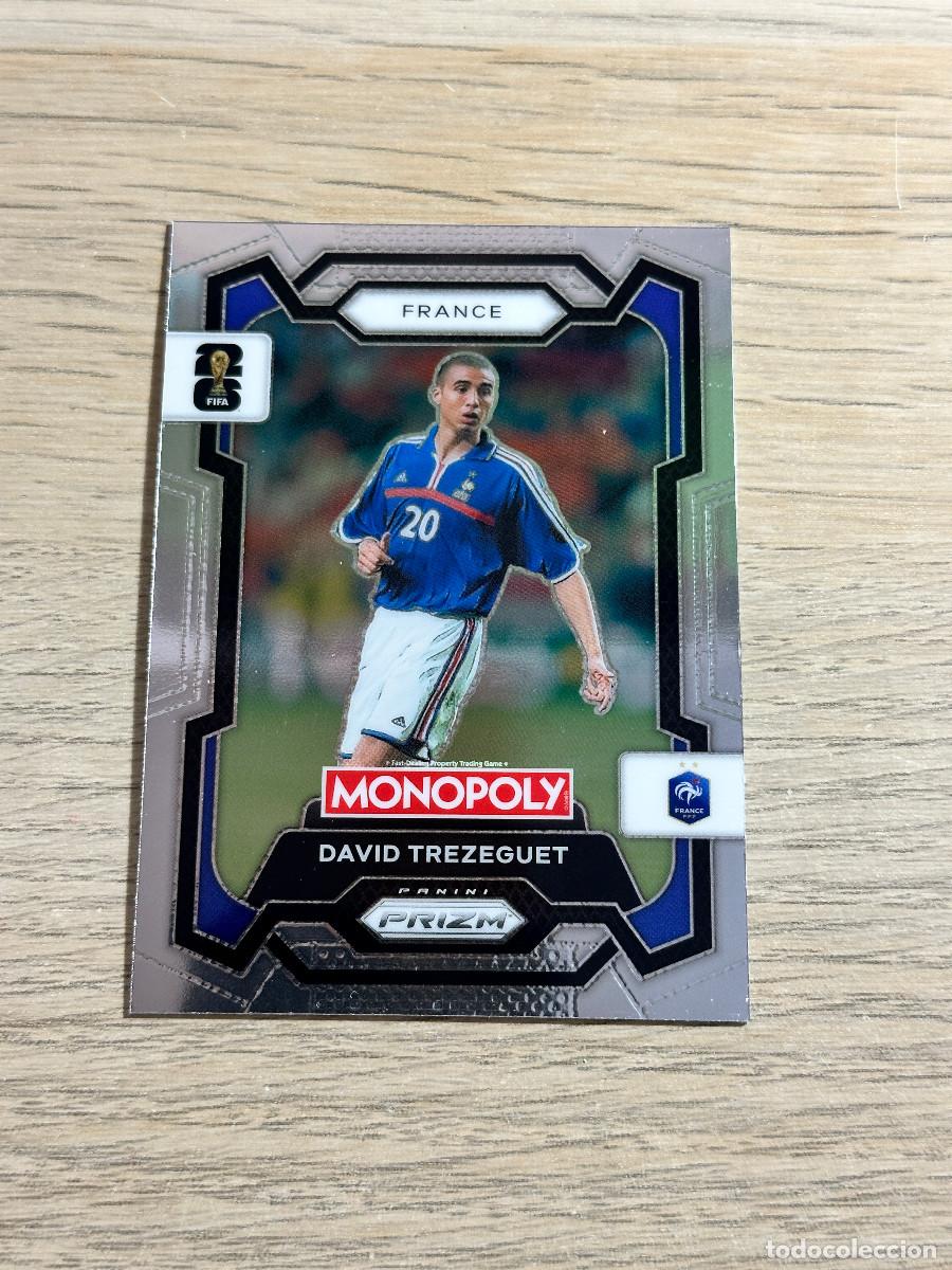 Cromos de F&uacute;tbol: DAVID TREZEGUET 12 FRANCIA WORLD CUP 2026 PANINI PRIZM MONOPOLY