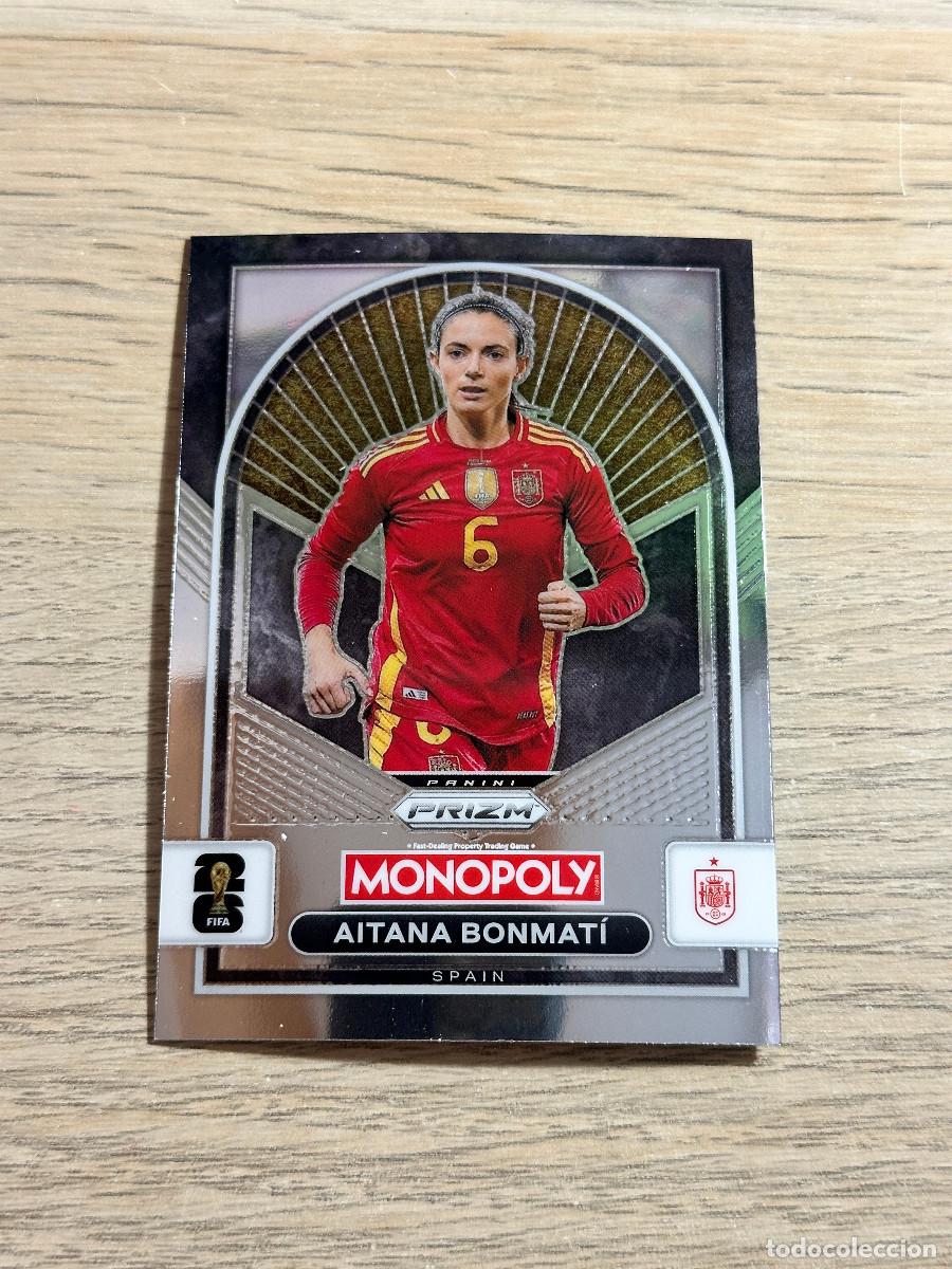 Cromos de F&uacute;tbol: AITANA BONMATI 99 ESPA&Ntilde;A WORLD CUP 2026 PANINI PRIZM MONOPOLY