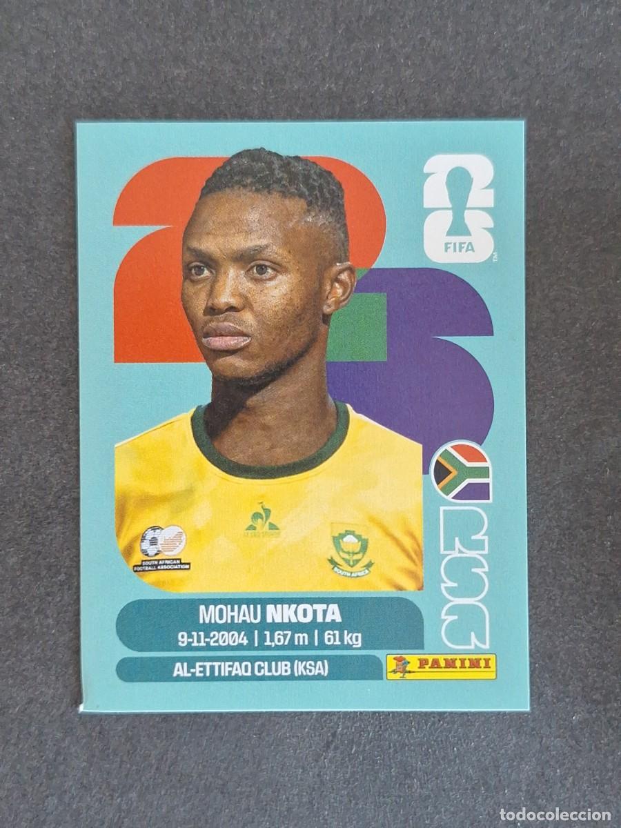 Cromos de F&uacute;tbol: L2 NIKOTA SELECCION SUDAFRICA 19 PANINI MUNDIAL FIFA WORLD CUP 2026 PANINI NUNCA PEGADO SIN PEGAR