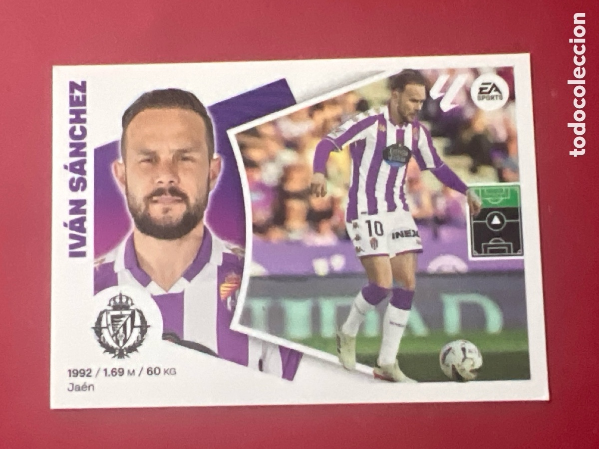 Cromos de F&uacute;tbol: C5258. 17 Iv&aacute;n S&aacute;nchez, Real Valladolid, Panini Ediciones Liga Este 2024 2025 24 25