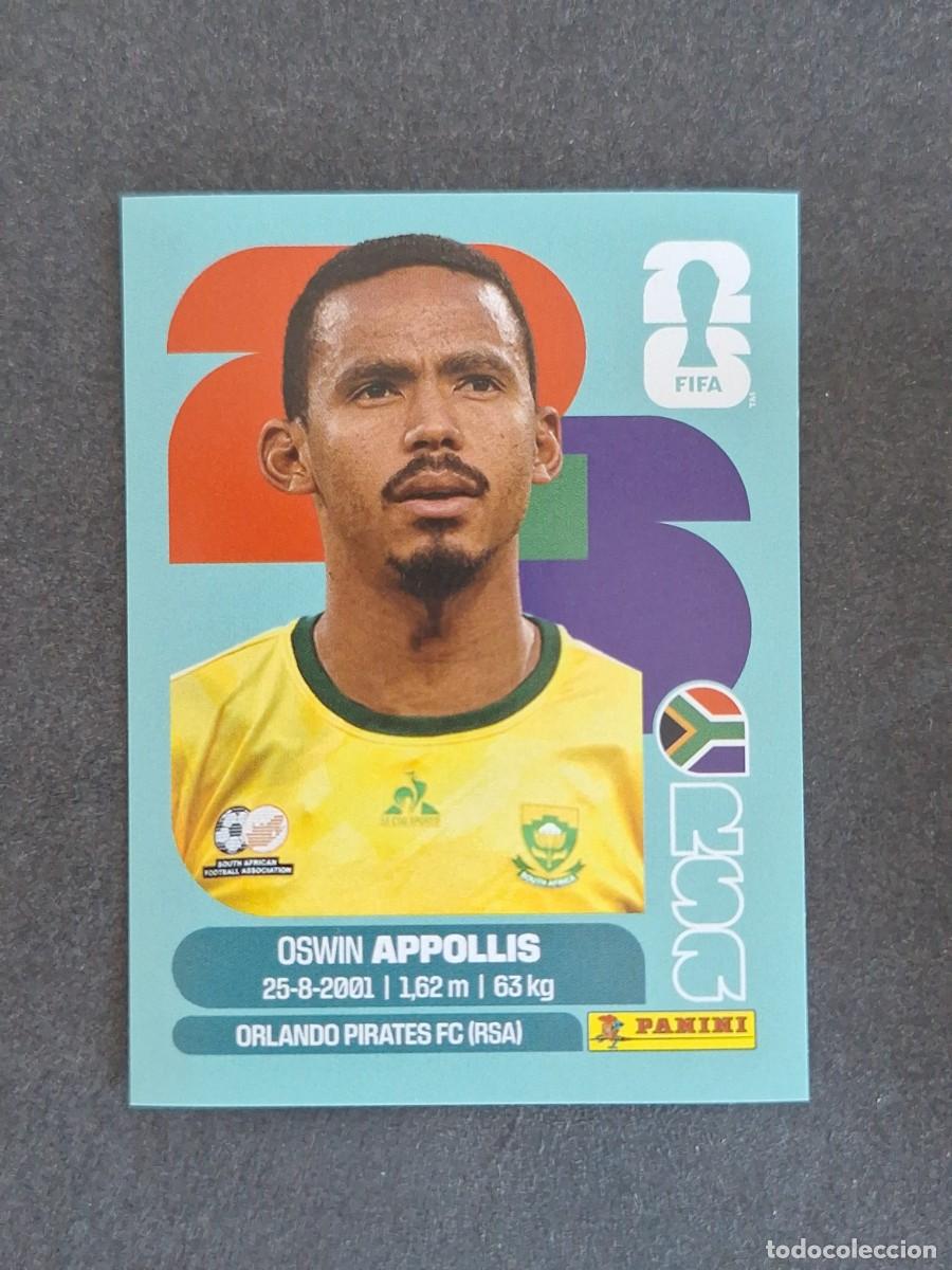 Cromos de F&uacute;tbol: L2 APPOLLIS SELECCION SUDAFRICA 20 PANINI MUNDIAL FIFA WORLD CUP 2026 PANINI NUNCA PEGADO SIN PEGAR