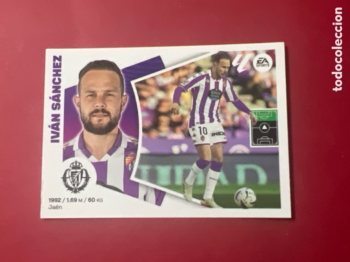 Cromos de F&uacute;tbol: C5259. 17 Iv&aacute;n S&aacute;nchez, Real Valladolid, Panini Ediciones Liga Este 2024 2025 24 25