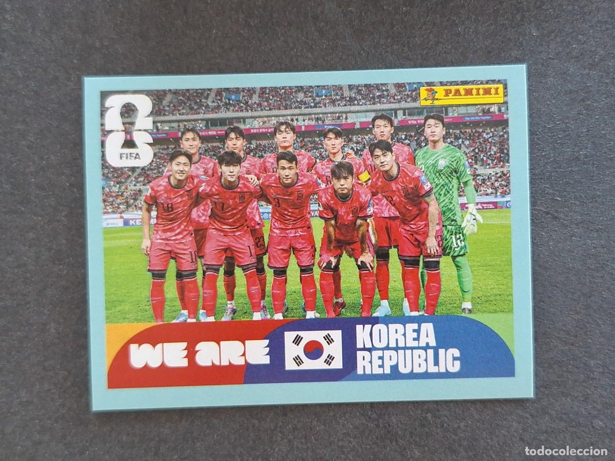 Cromos de F&uacute;tbol: L2 EQUIPO SELECCION KOREA DEL SUR 13 PANINI MUNDIAL FIFA WORLD CUP 2026 PANINI NUNCA PEGADO