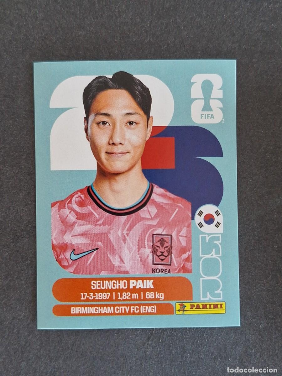 Cromos de F&uacute;tbol: L2 PAIK SELECCION KOREA DEL SUR 14 PANINI MUNDIAL FIFA WORLD CUP 2026 PANINI NUNCA PEGADO