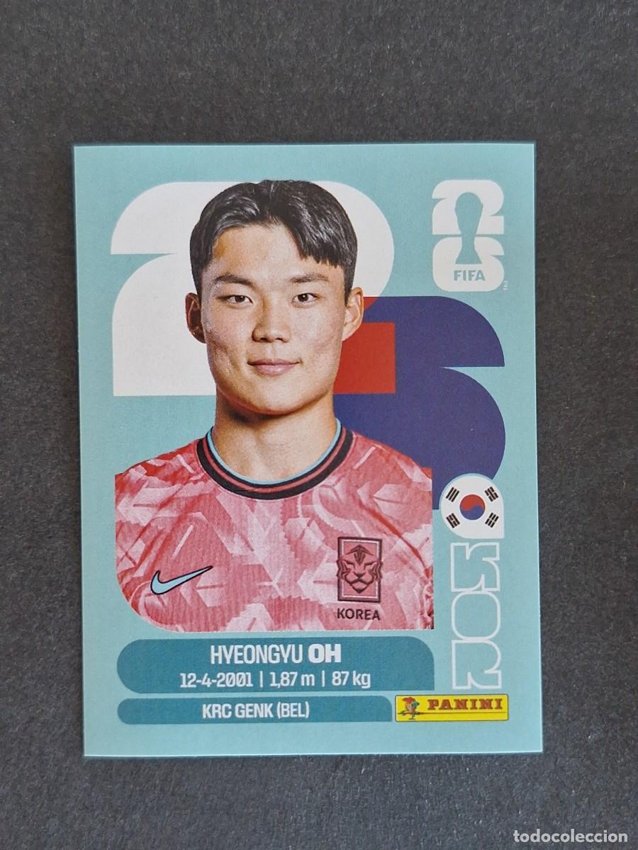Cromos de F&uacute;tbol: L2 HYEONGYU OH SELECCION KOREA DEL SUR 20 PANINI MUNDIAL FIFA WORLD CUP 2026 PANINI NUNCA PEGADO