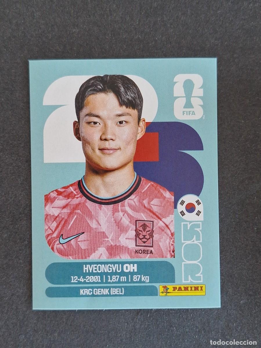 Cromos de F&uacute;tbol: L2 HYEONGYU OH SELECCION KOREA DEL SUR 20 PANINI MUNDIAL FIFA WORLD CUP 2026 PANINI NUNCA PEGADO