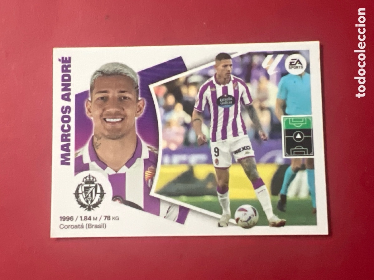 Fu&szlig;ball-Sticker: C5268. 20A Marcos Andr&eacute;, Real Valladolid, Panini Ediciones Liga Este 2024 2025 24 25, 20 A