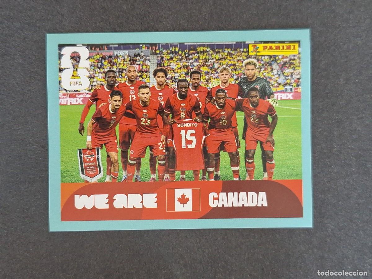 Figurine di Calcio: L2 EQUIPO SELECCION CANADA 13 PANINI MUNDIAL FIFA WORLD CUP 2026 PANINI NUNCA PEGADO SIN PEGAR