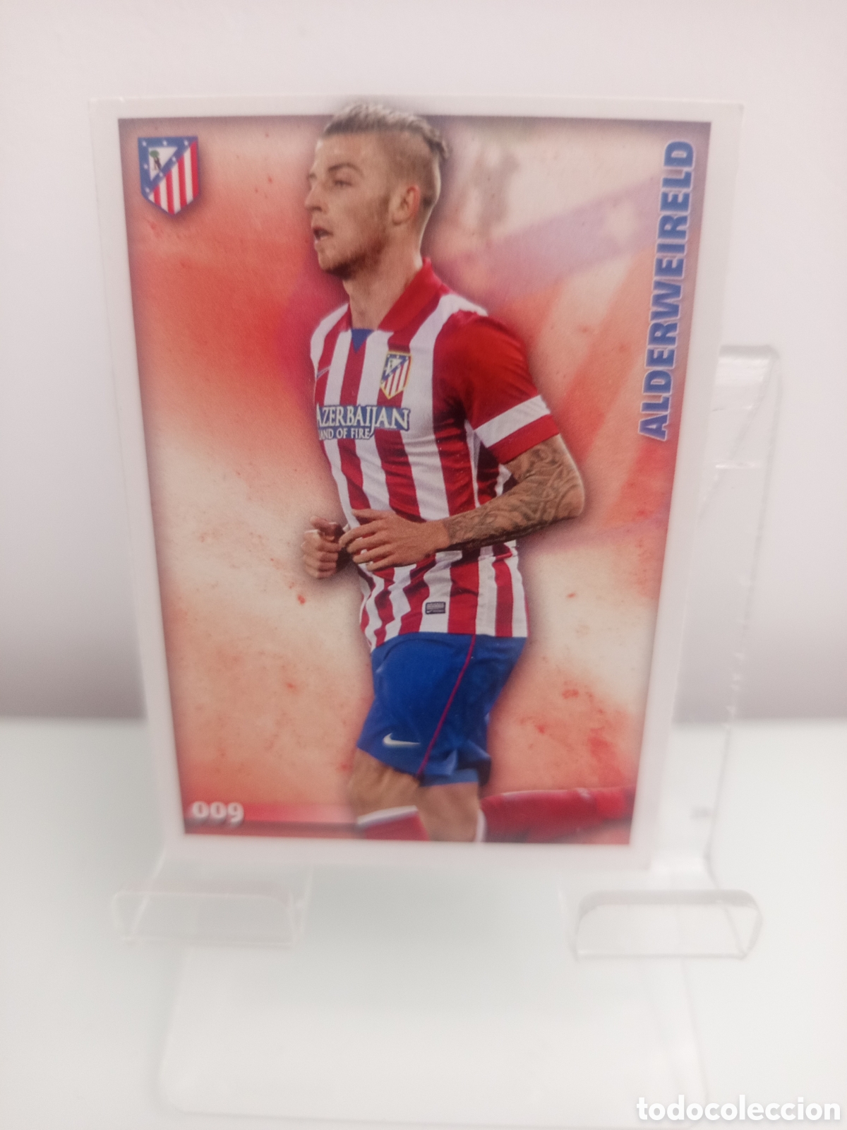 Figurine di Calcio: ❇️ CROMO ⚽ ALDERWEIRELD ATL&Eacute;TICO DE MADRID 9 009 FICHAS QUIZ LIGA 2015 14 15 2014 2015 MUNDICROMO ❇️