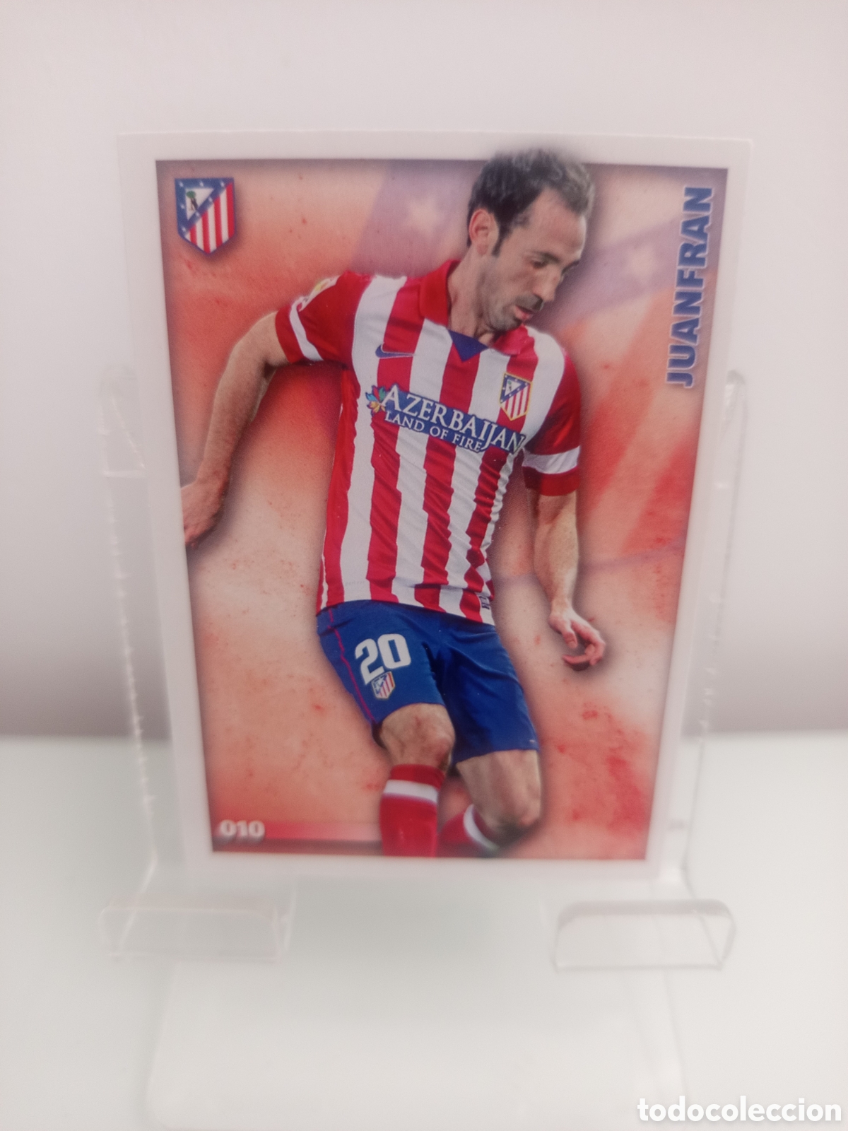 Figurine di Calcio: ❇️ CROMO ⚽ JUANFRAN ATL&Eacute;TICO DE MADRID 10 010 FICHAS QUIZ LIGA 2015 14 15 2014 2015 MUNDICROMO ❇️