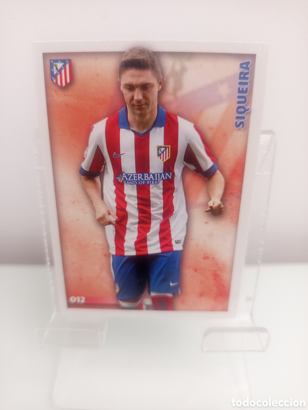 Figurine di Calcio: ❇️ CROMO ⚽ SIQUEIRA ATL&Eacute;TICO DE MADRID 12 012 FICHAS LIGA 2015 14 15 2014 2015 MUNDICROMO ❇️