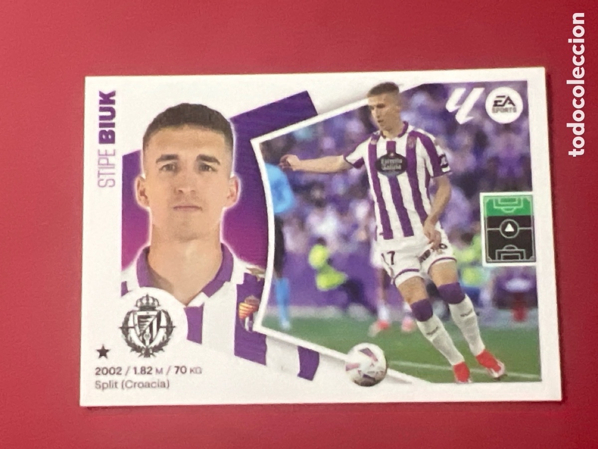 Cromos de F&uacute;tbol: C5271. 20B Biuk Valladolid Liga Este 2024 2025 24 25