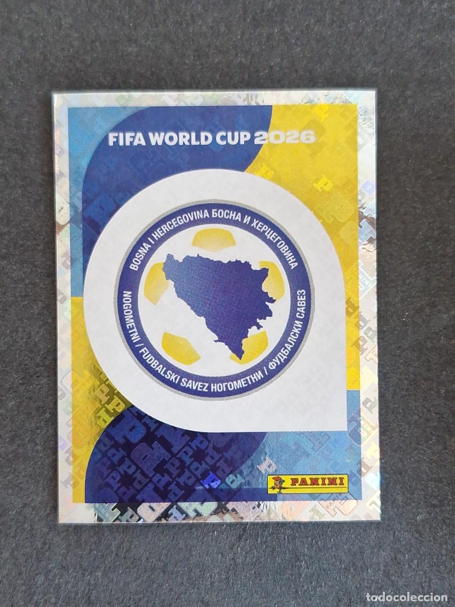 Cromos de F&uacute;tbol: L2 ESCUDO SELECCION BOSNIA 01 PANINI MUNDIAL FIFA WORLD CUP 2026 PANINI NUNCA PEGADO SIN PEGAR