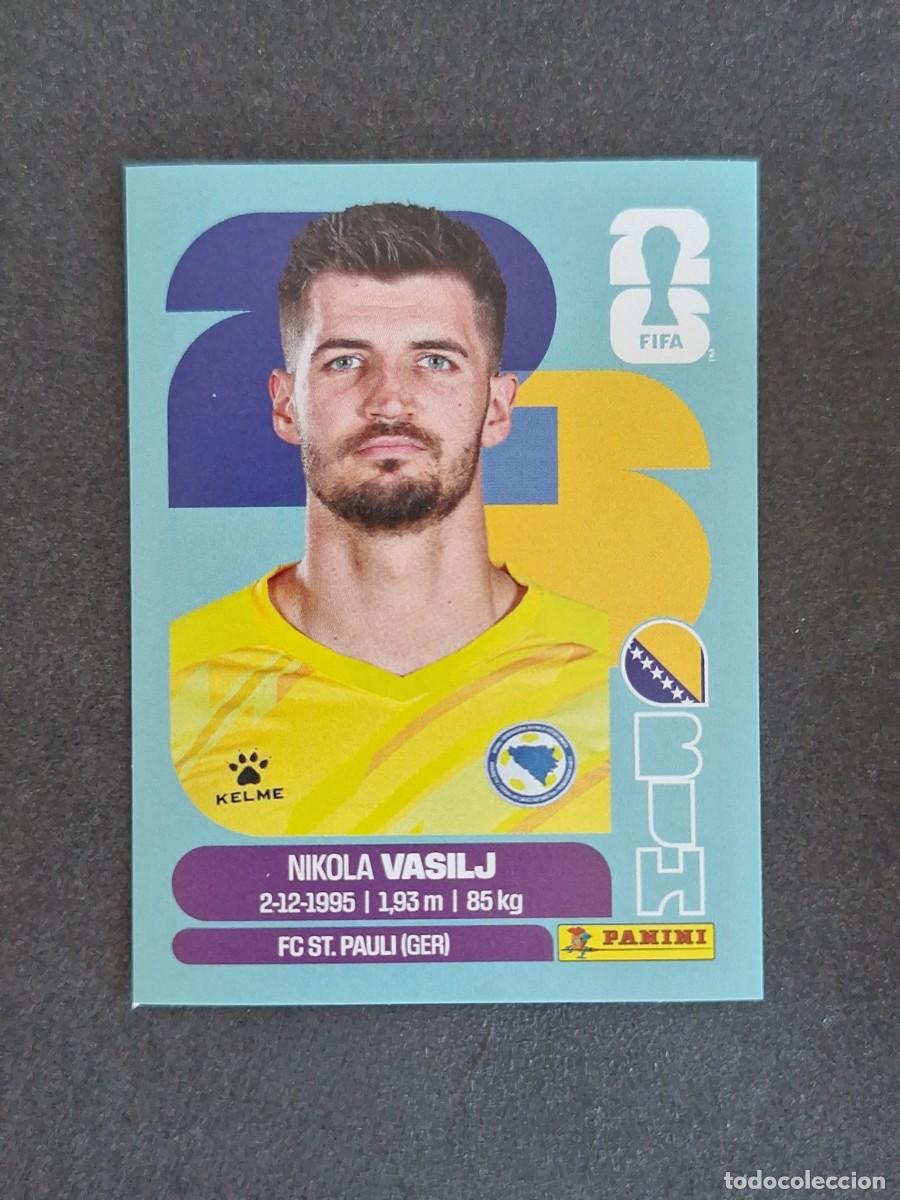 Cromos de F&uacute;tbol: L2 VASILJ SELECCION BOSNIA 02 PANINI MUNDIAL FIFA WORLD CUP 2026 PANINI NUNCA PEGADO SIN PEGAR