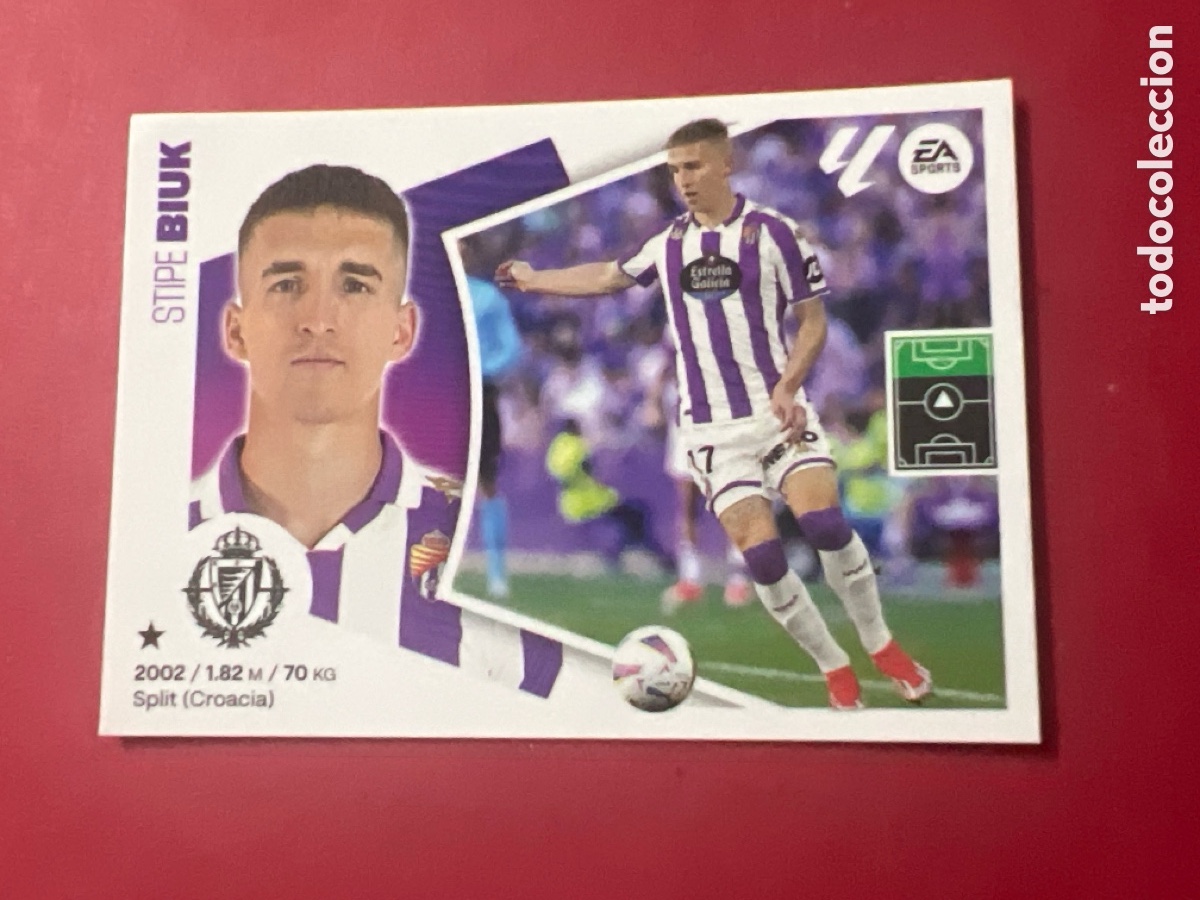 Cromos de F&uacute;tbol: C5275. 20B Biuk Valladolid Liga Este 2024 2025 24 25
