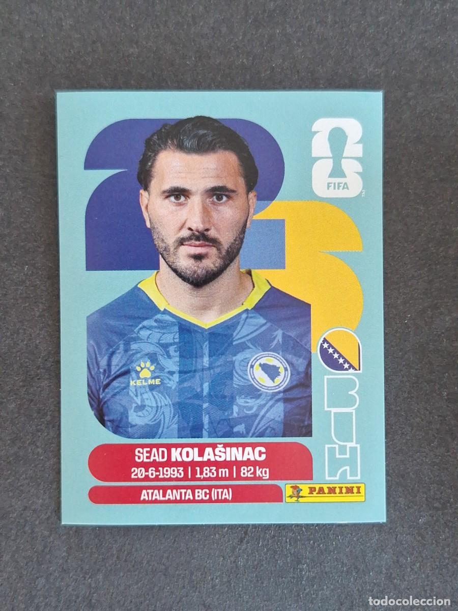 Cromos de F&uacute;tbol: L2 KOLASINAC SELECCION BOSNIA 04 PANINI MUNDIAL FIFA WORLD CUP 2026 PANINI NUNCA PEGADO SIN PEGAR
