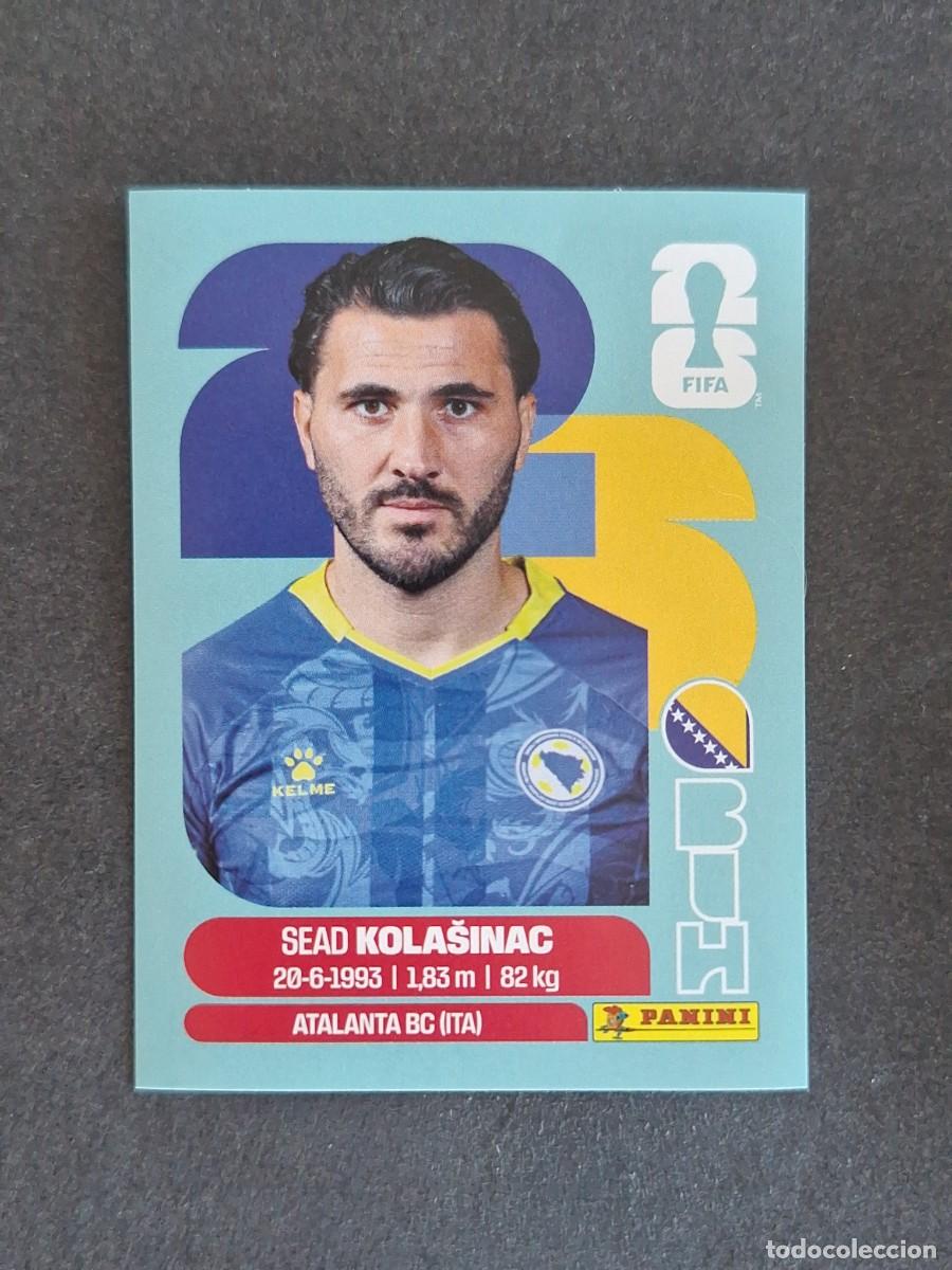 Cromos de F&uacute;tbol: L2 KOLASINAC SELECCION BOSNIA 04 PANINI MUNDIAL FIFA WORLD CUP 2026 PANINI NUNCA PEGADO SIN PEGAR