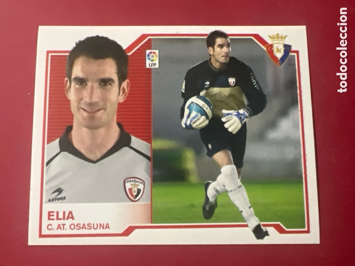 Cromos de F&uacute;tbol: C5279. Elia CA Osasuna Liga Este 07 08